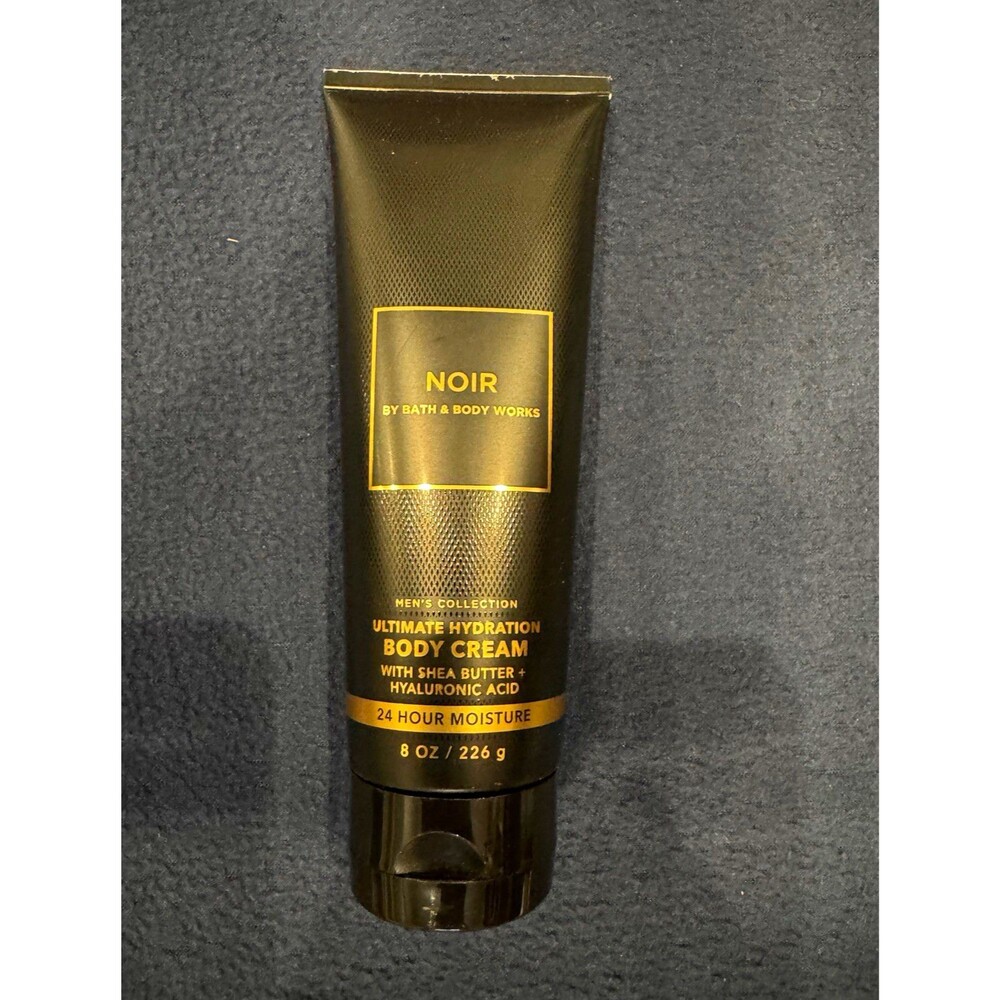 Bath & Body Works Noir Body Cream 8 oz, 24 Hour Moisture, Men's Collection